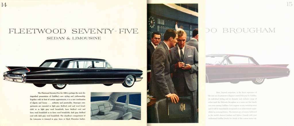 1960 Cadillac Full Line Prestige Brochure Page 14